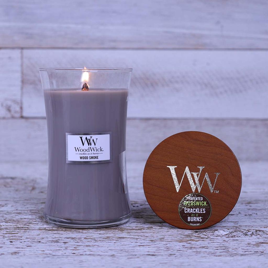 WoodWick Large Hourglass Candles with Natural Wood Wick