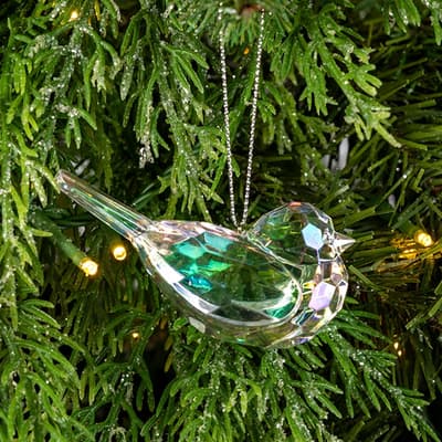 Iridescent Bird Ornament