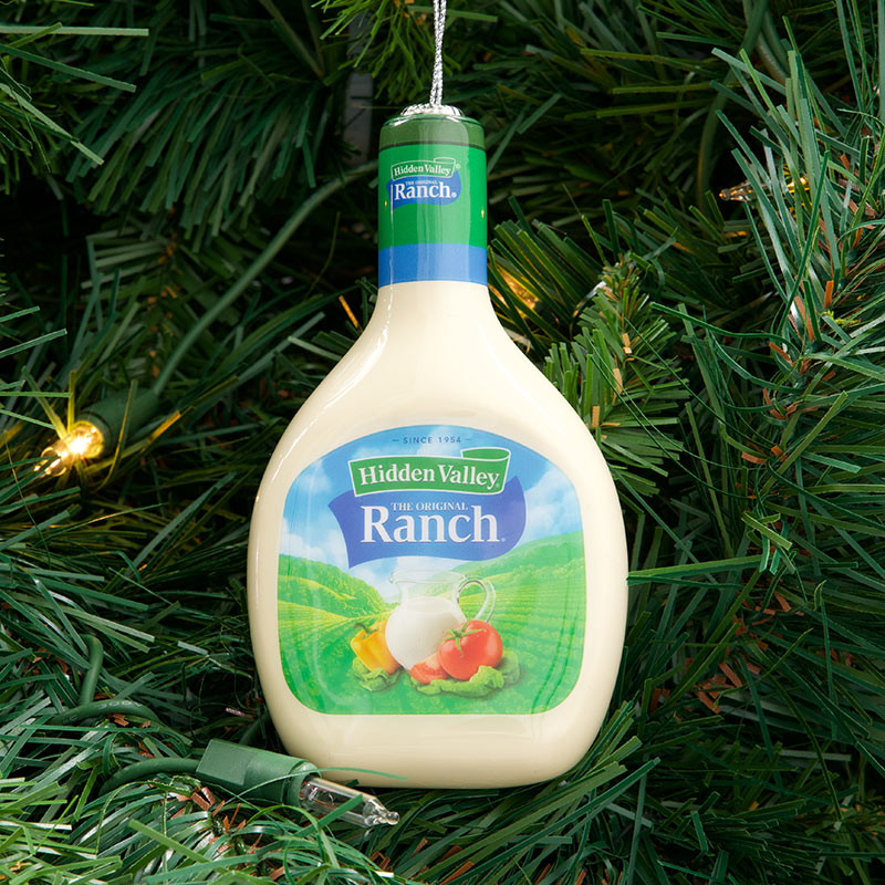 Cracker Barrel Hidden Valley Ranch Bottle Ornament