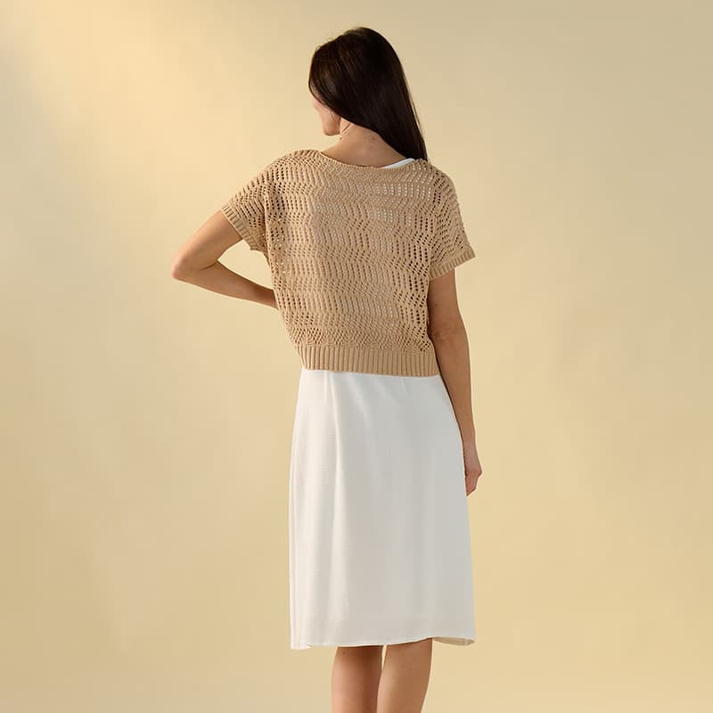 free people earth angel midi dress Free People Adriel Midi Dress Ivory Combo / Medium