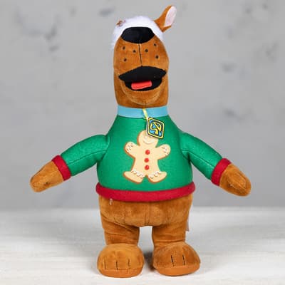 Scooby Doo with Light Up Christmas Sweater Motion Plush