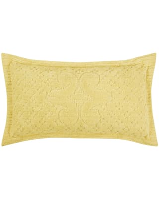 Ashton Yellow Tufted Chenille King Sham