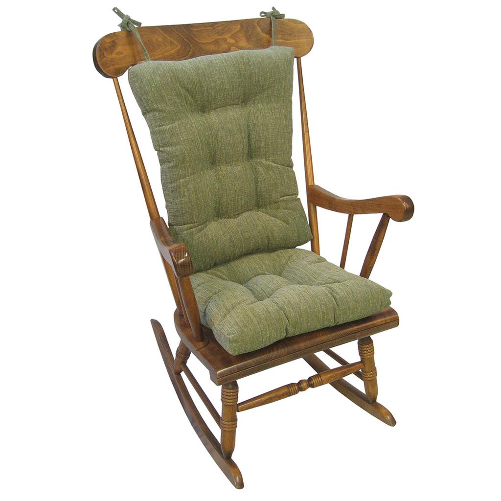 XL Rocking Chair Cushion Set with Gripper Bottom - Cracker Barrel