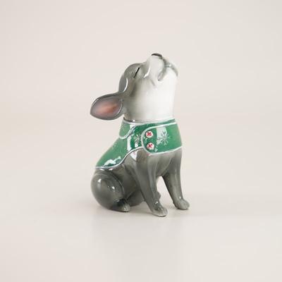 Christmas Bulldog Caroler