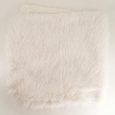 Silver Tipped Faux Fur Throw