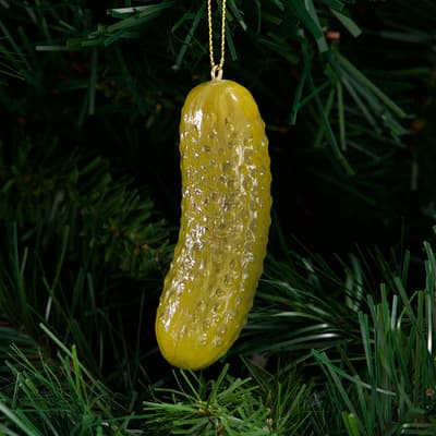Resin Pickle Ornament