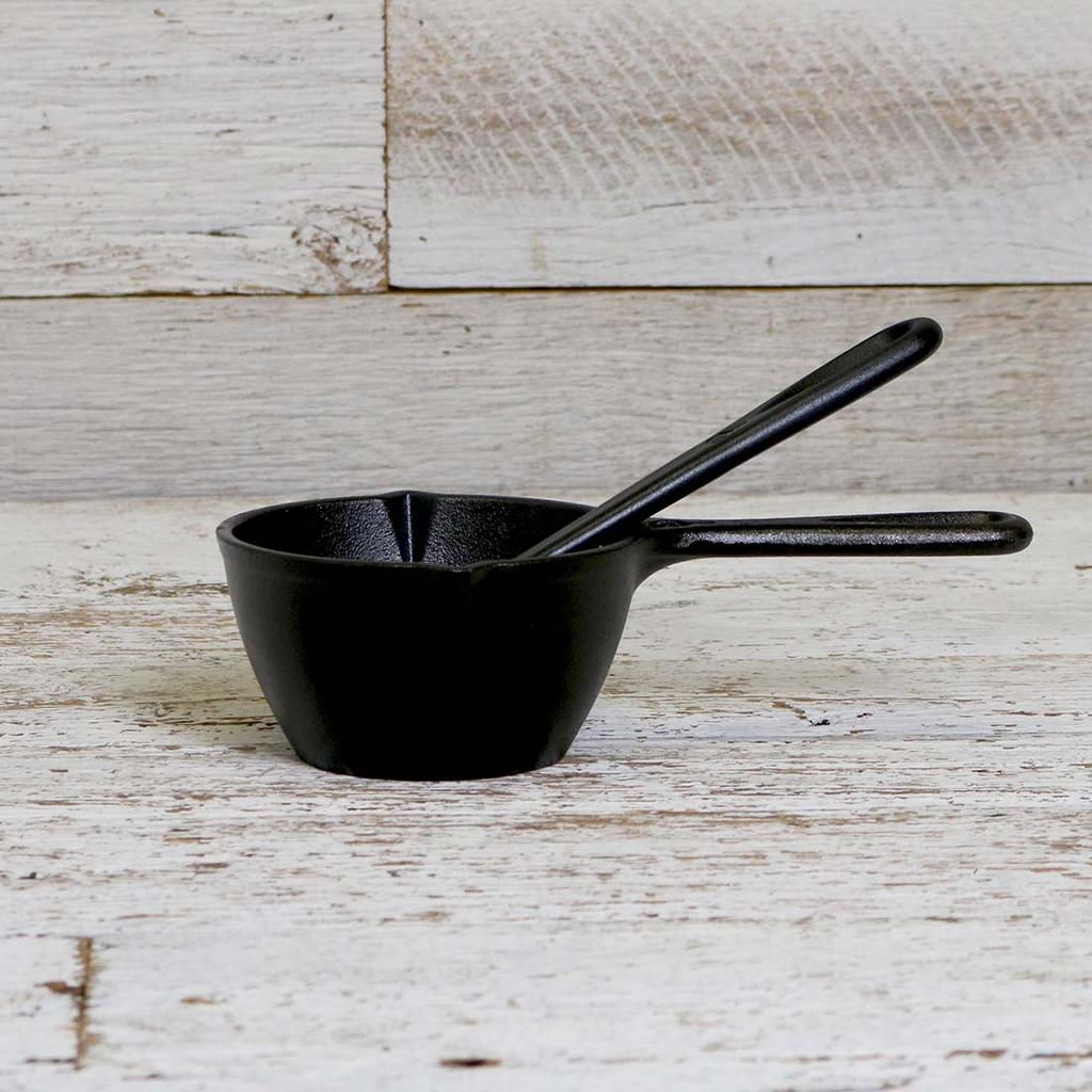 Lodge Cast Iron Sauce Pot with Silicone Brush