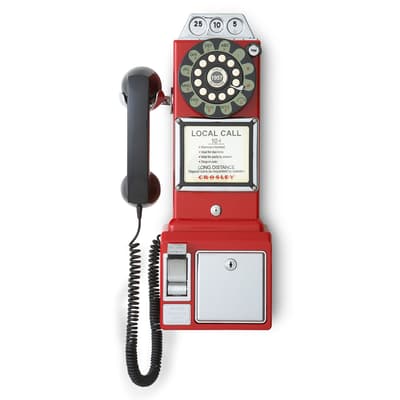 Crosley &reg; 1950's Payphone - Red