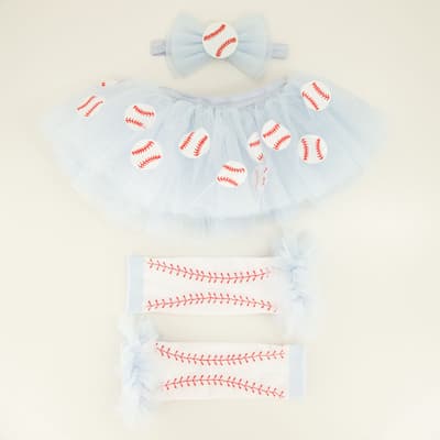 Infant Baseball Tutu Set
