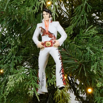 Elvis In Tiger Suit Ornament