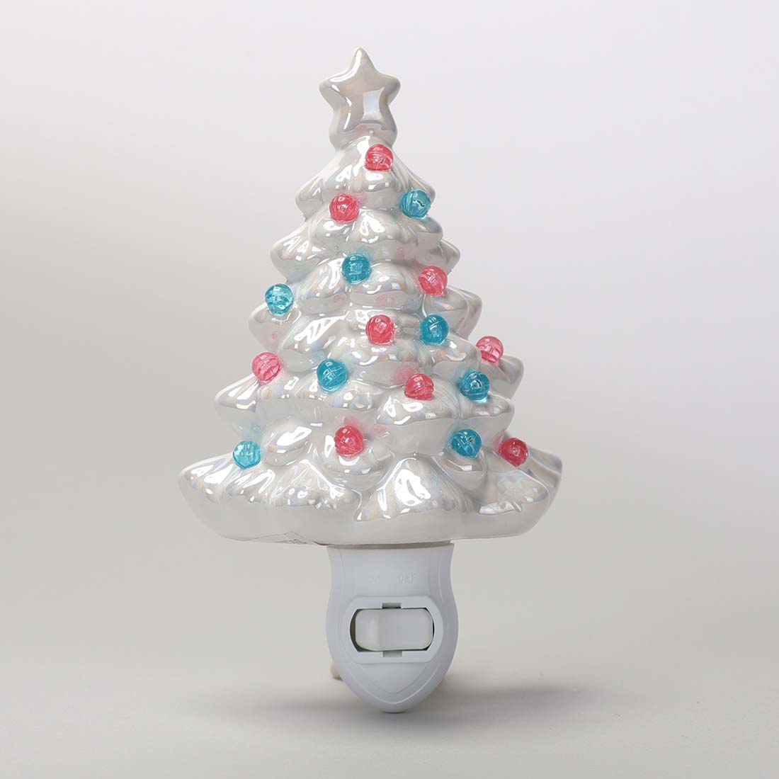 Ceramic Christmas Tree Accent Light