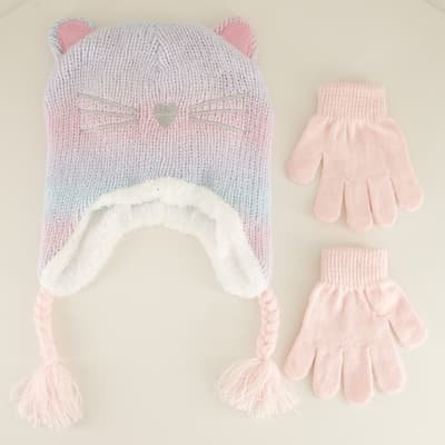 Toddler Tidi Cat Trapper Hat Set