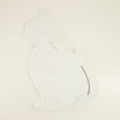 Cat Shaped Marble Cutting Board