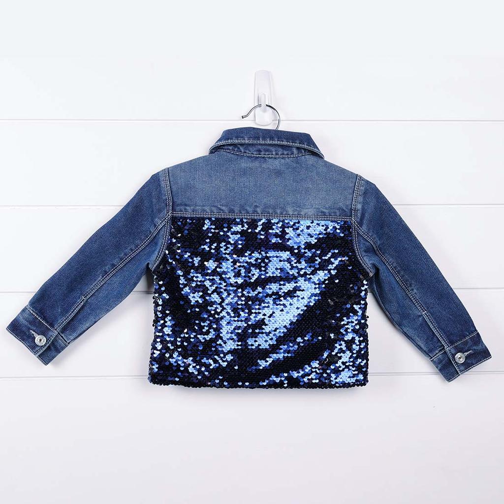 Denim Jacket with Sequins Denim Jacket with Sequins