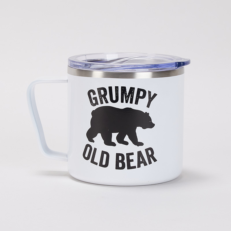 Bearly Awake 20 Oz. Ceramic Camper Mug - Cracker Barrel