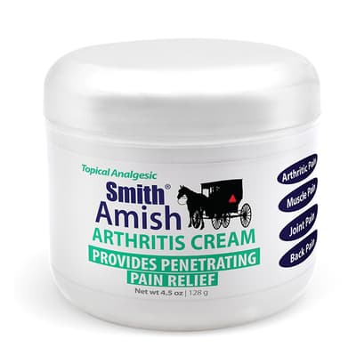 Smith Amish Arthritis Cream - Deep Penetrating Relief for Arthritis, Muscle, Joint & Back Pain