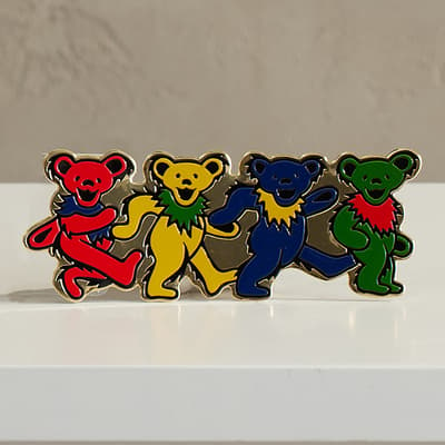 Grateful Dead 4 Bear Metal Sticker