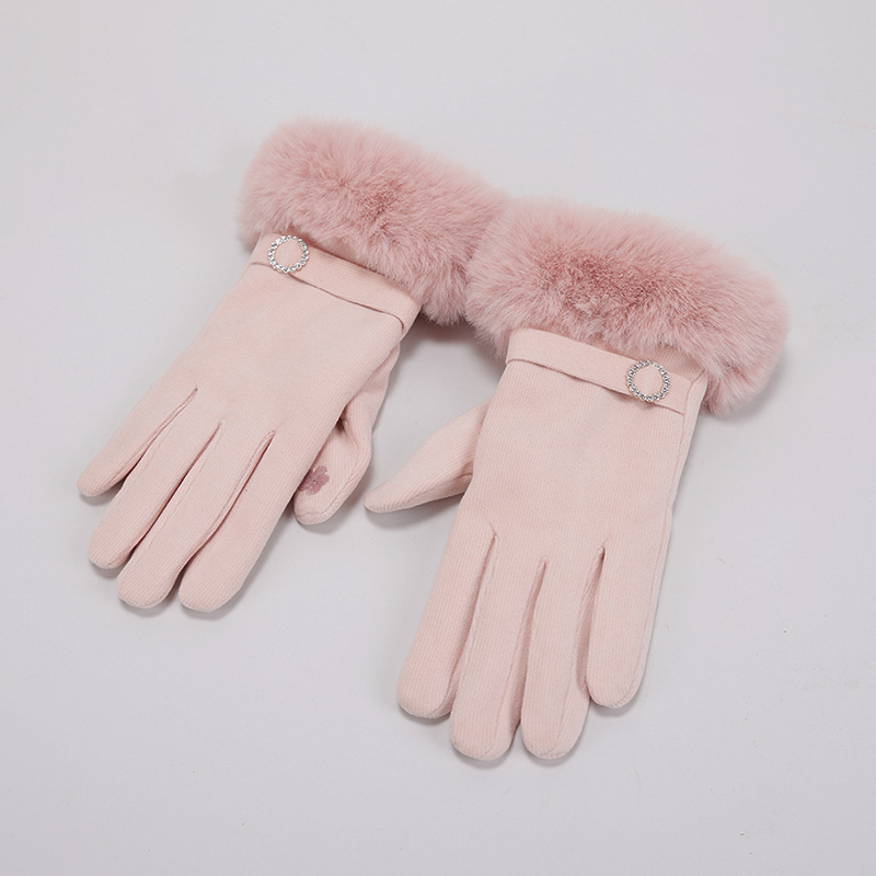 小物 PRADA Gloves/Fur/PINK Amazon.com: Kaupuar Aesthetic Pink Leather Winter Gloves for