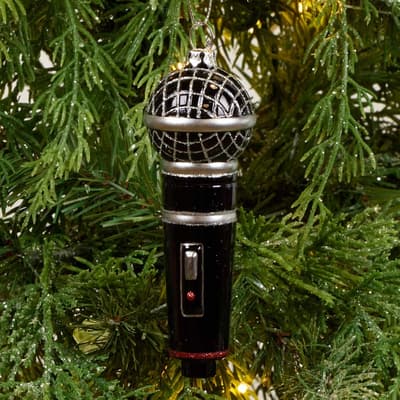 Microphone Ornament