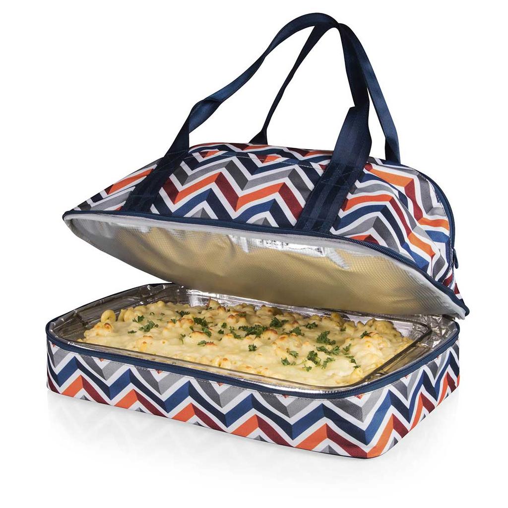 Red Foil Decor Casserole Carrier