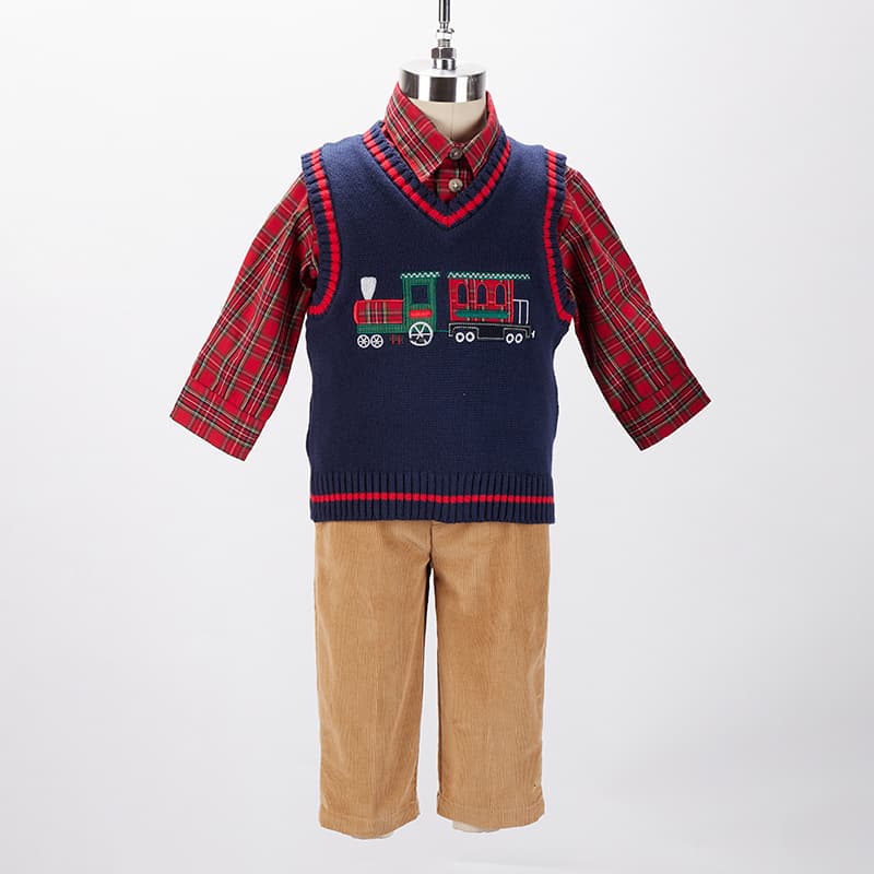 Baby boy outlet christmas sweater vest