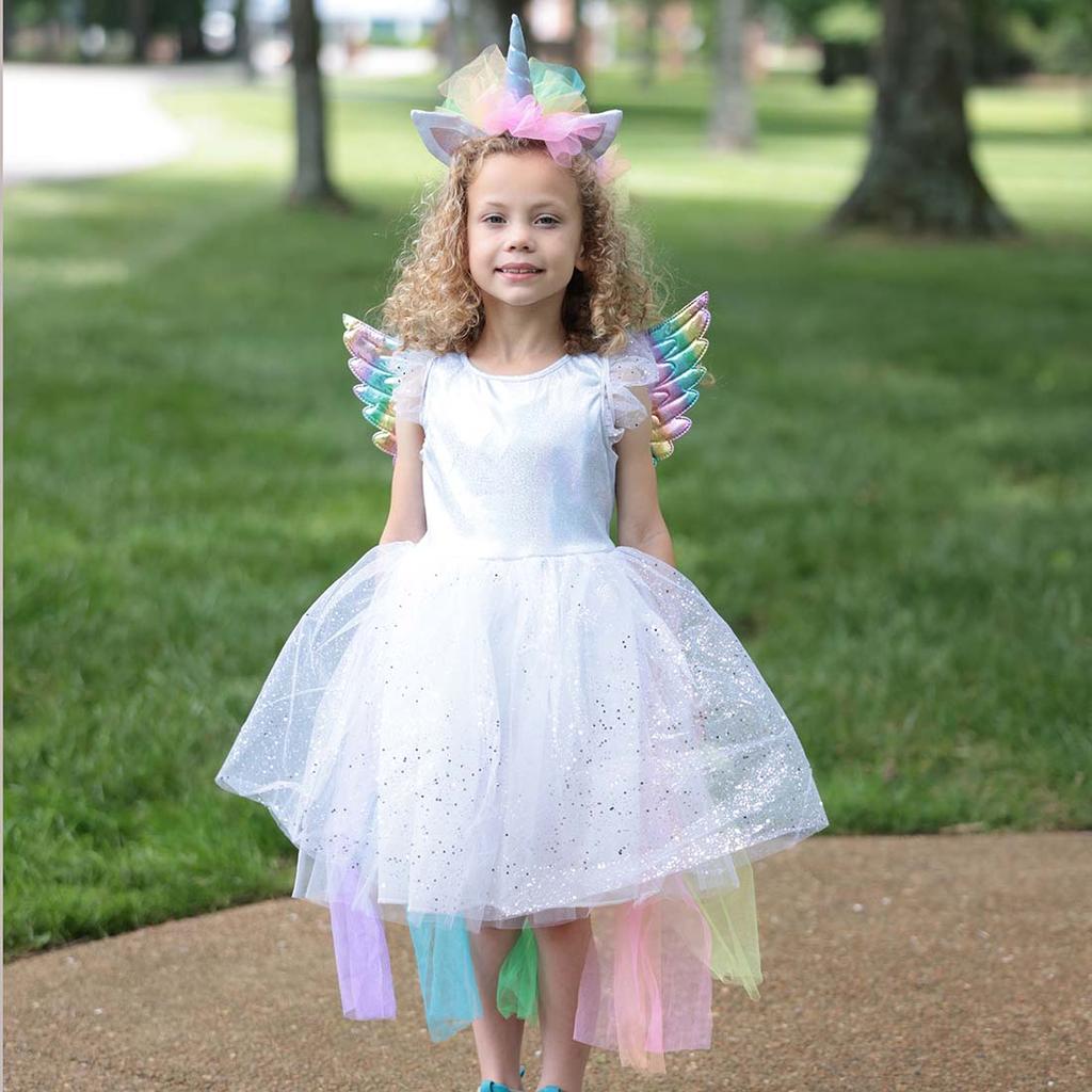 Girls rainbow unicorn on sale costume