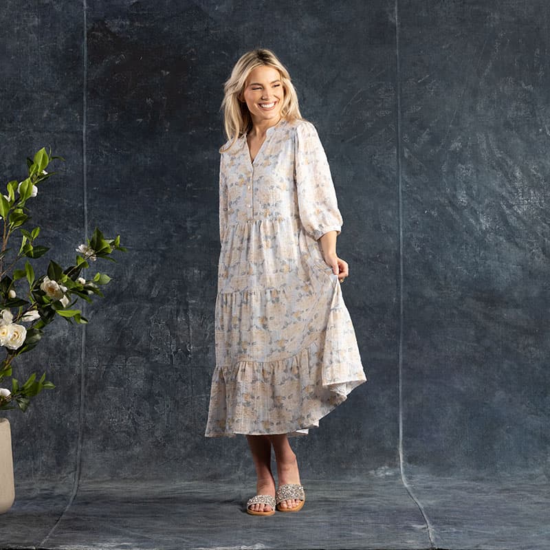 Floral Midi Dress - Cracker Barrel