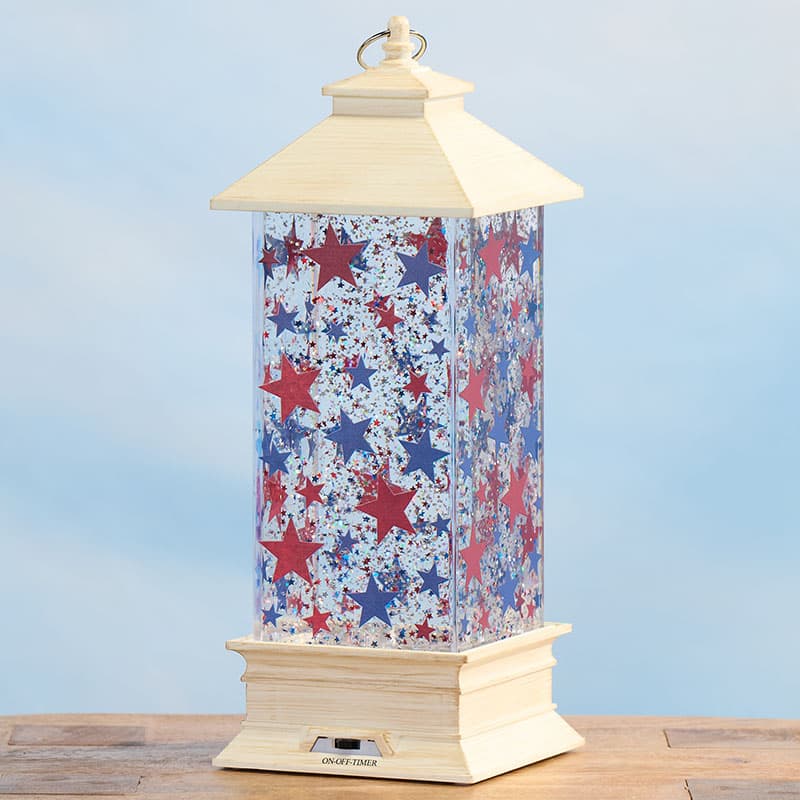 Star Lantern Glitter Globe - Cracker Barrel