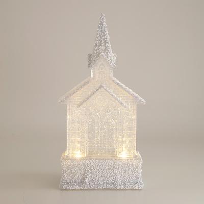 LED Church Glitter Globe