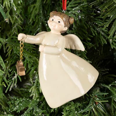Angel Holding Star Ornament