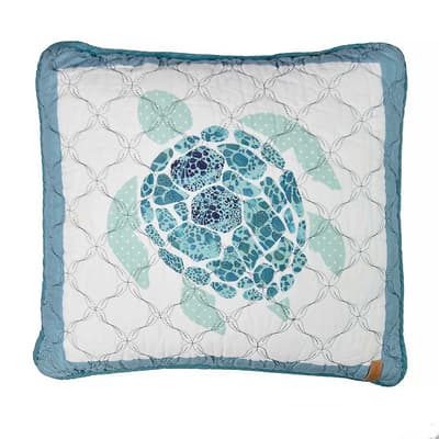 Summer Surf Dec Pillow by Donna Sharp - Turtle