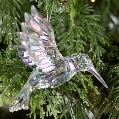 Oversized Acrylic Hummingbird Ornament