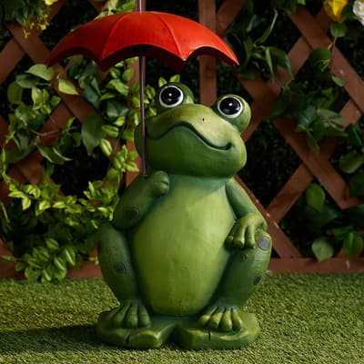 Solar Frog with Umbrella