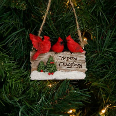 Merry Christmas Sign Ornament