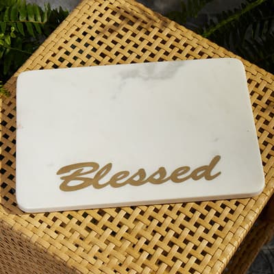 Blessed Marble Cutting Board