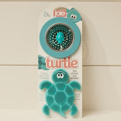 Seaturtle Sink Strainer and Scrubby Set