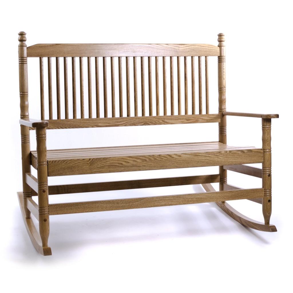 Outdoor rocking online bench