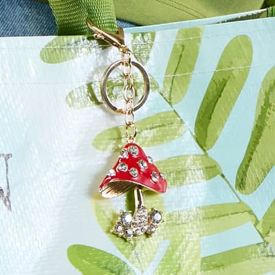 Red Mushroom Keychain