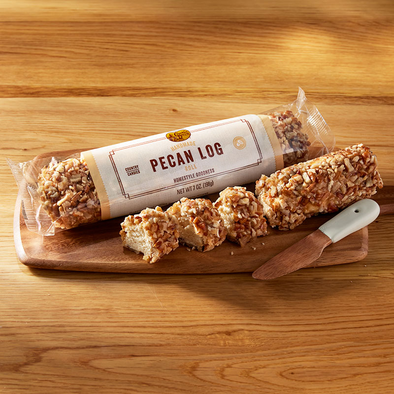 Individual Pecan Log