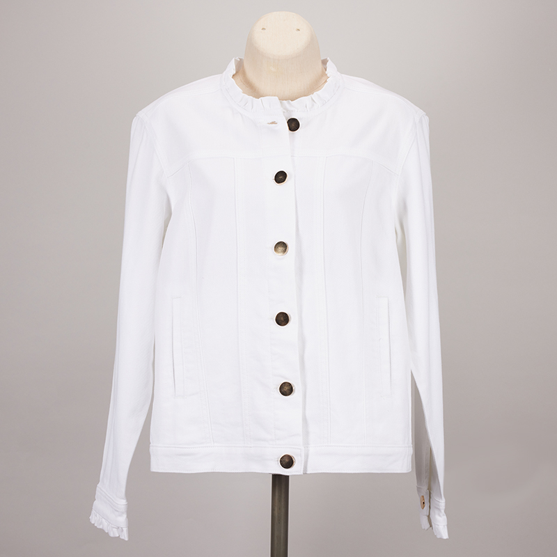 ジャケット・アウター dd denim ribbon jacket white dd denim ribbon jacket white