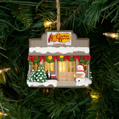LED Cracker Barrel Store Ornament
