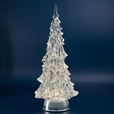 Christmas Tree Glitter Globe