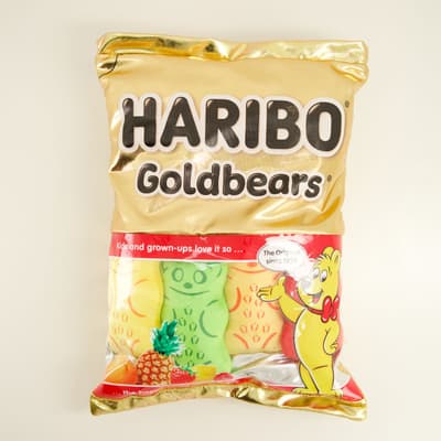 Haribo Gummy Bear Food Package Plush