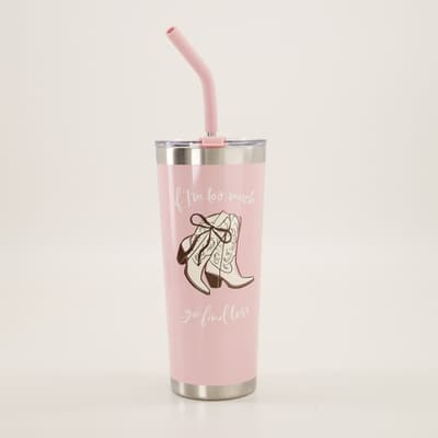 Boots 22 Oz. Tumbler with Straw