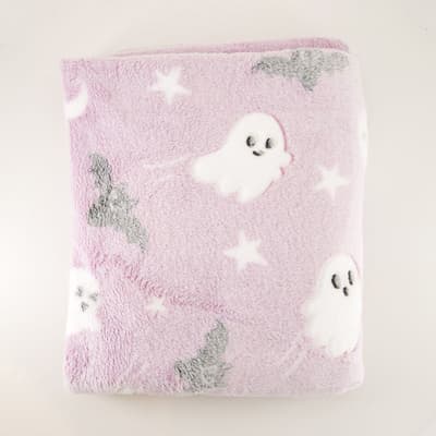 Ghost and Bat Glow in the Dark Throw