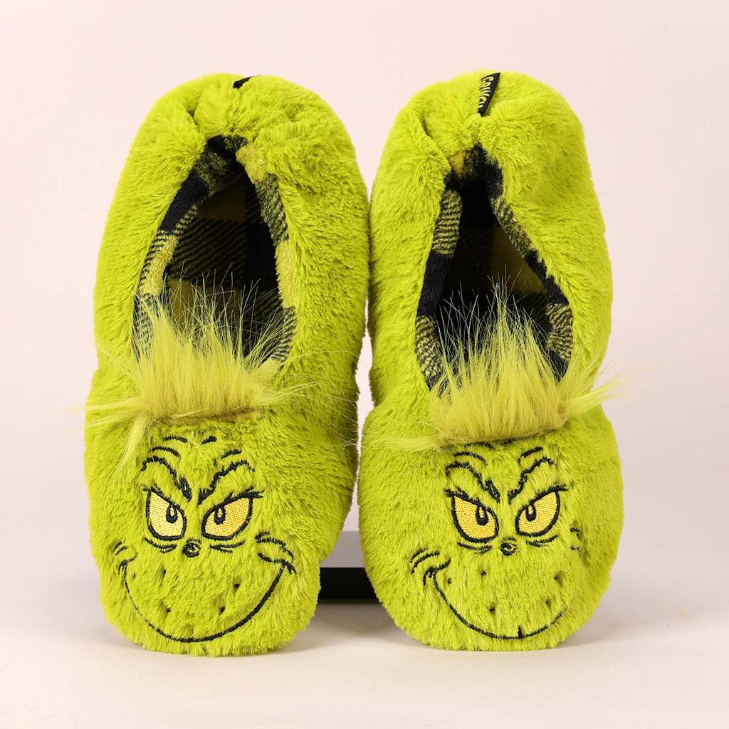 Kids on sale grinch slippers