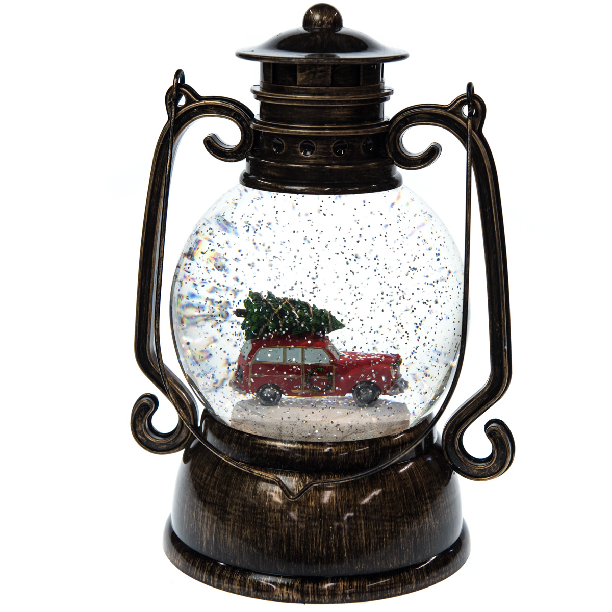 Tree Delivery Lantern Snow Globe Christmas Traditional Collection