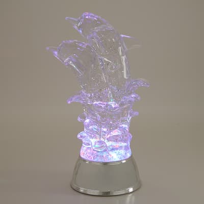 Acrylic Dolphin Glitter Globe