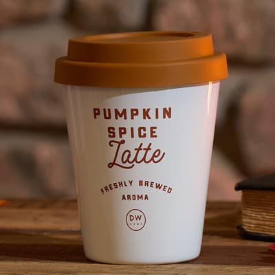 Pumpkin Spice Latte Cup Candle