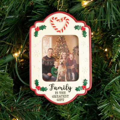 Family Photo Frame Ornament